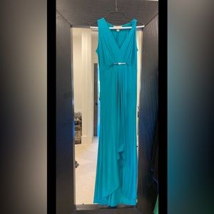 Turquoise Dress (longer in back)-xsmall but more like small.